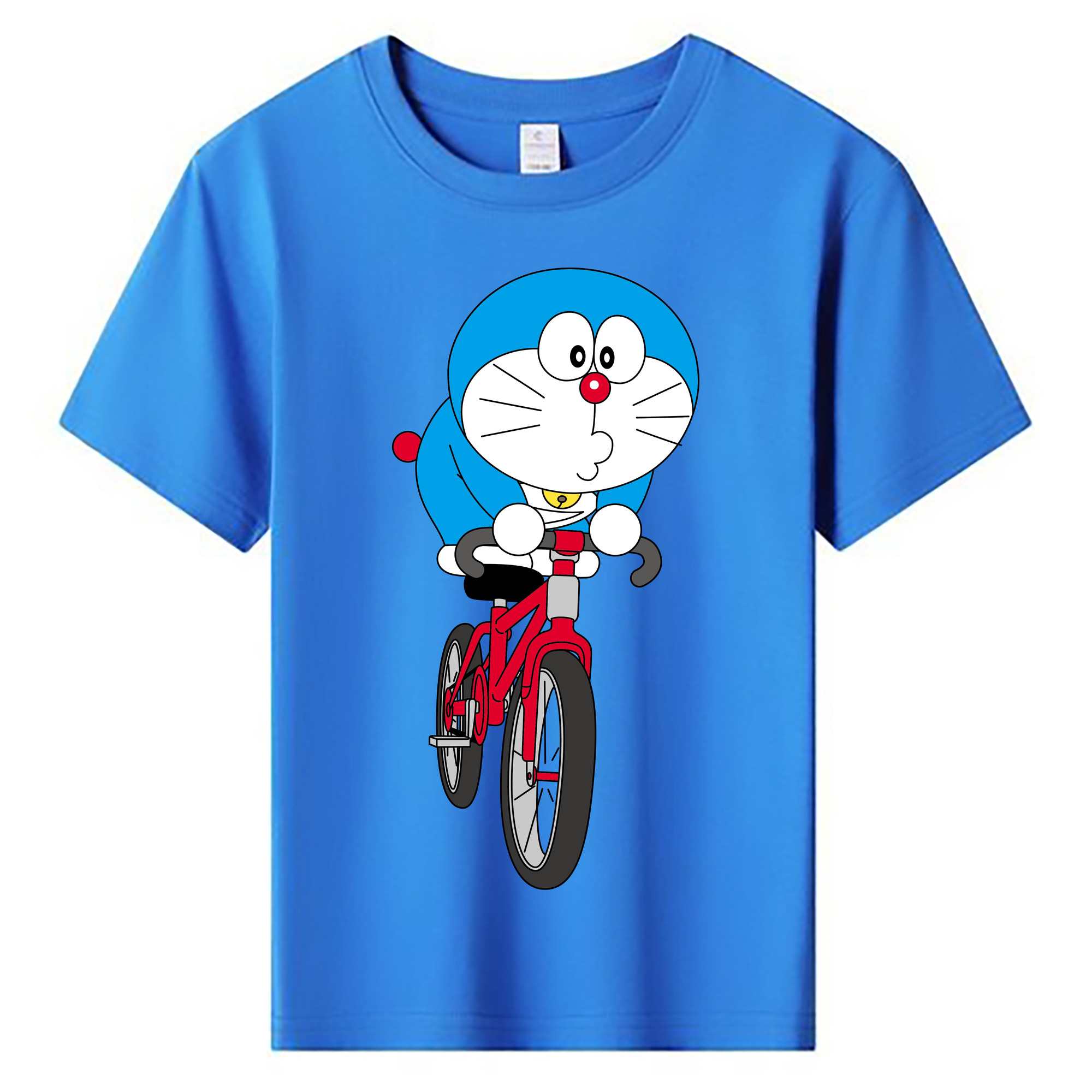 （画像用） ドラえもん Doraemon 綿100％キッズTシャツ（フロントプリント）